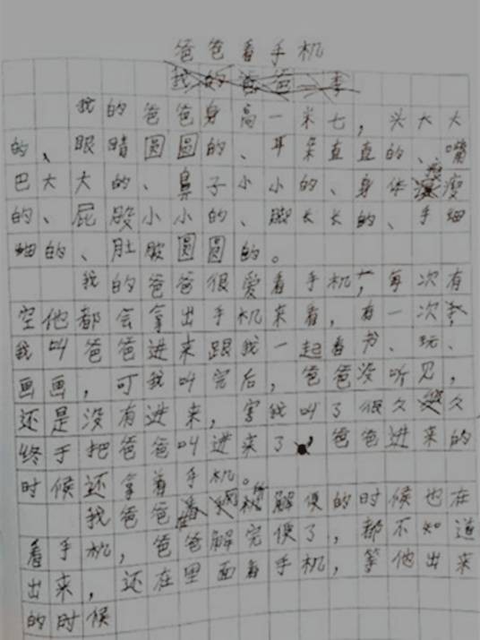 爸爸只爱玩手机