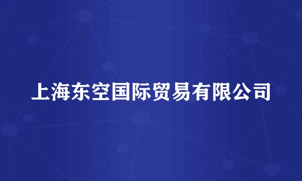 上海东空国际贸易有限公司