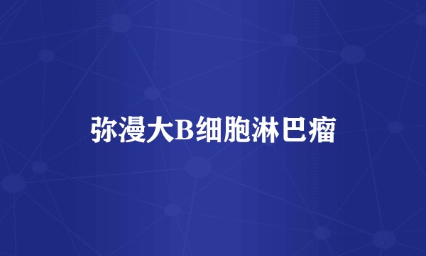 弥漫大B细胞淋巴瘤