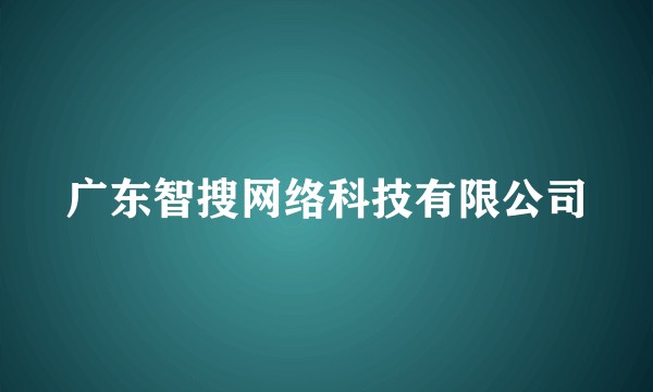 广东智搜网络科技有限公司