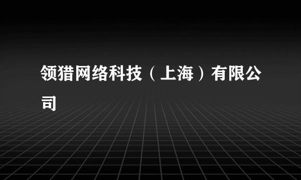 领猎网络科技（上海）有限公司