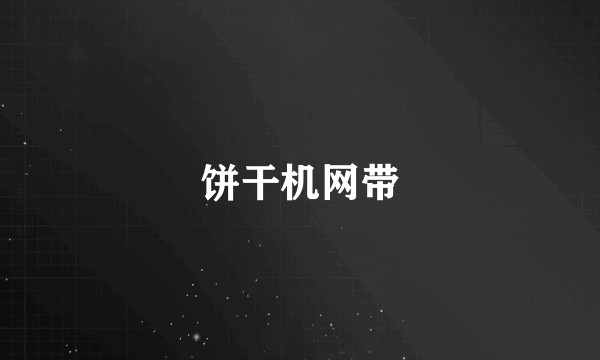 饼干机网带