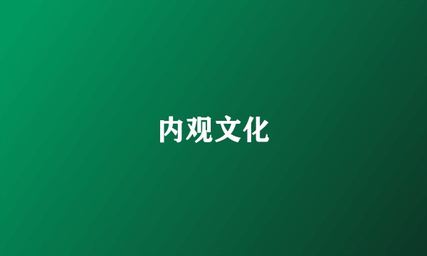 内观文化