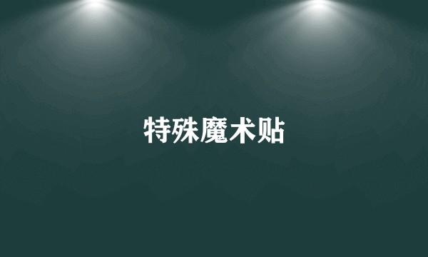 特殊魔术贴