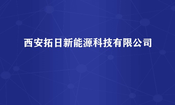 西安拓日新能源科技有限公司