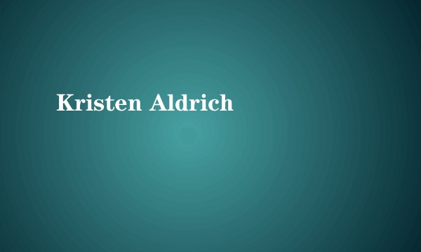 Kristen Aldrich