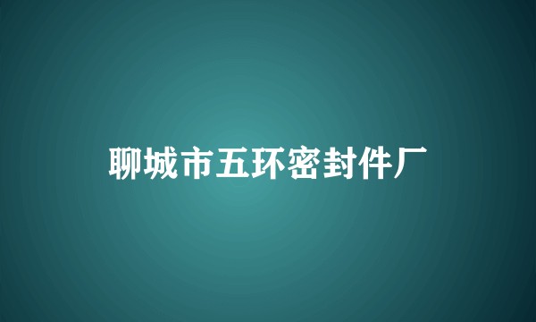 聊城市五环密封件厂