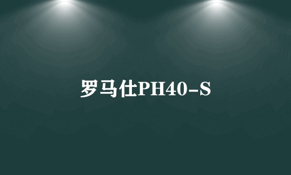 罗马仕PH40-S