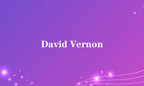 David Vernon