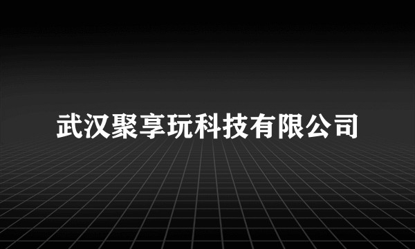 武汉聚享玩科技有限公司