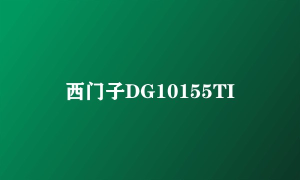 西门子DG10155TI