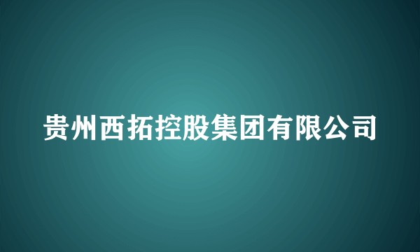 贵州西拓控股集团有限公司