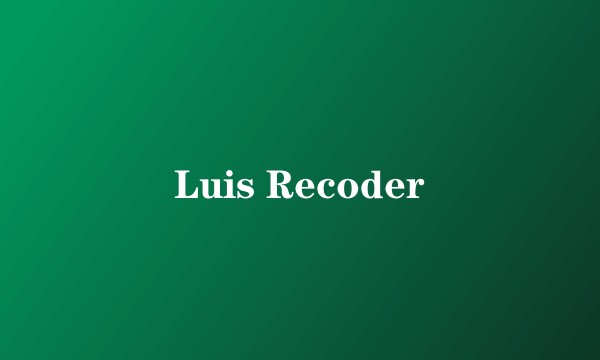 Luis Recoder