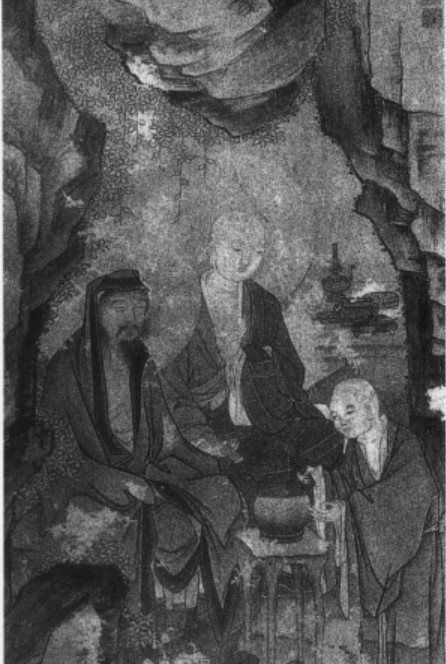 仿贯休罗汉图