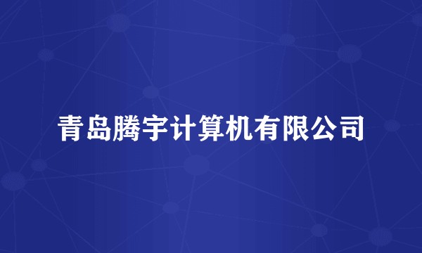 青岛腾宇计算机有限公司