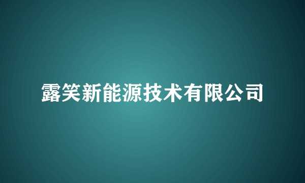 露笑新能源技术有限公司