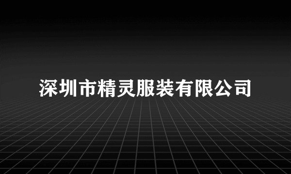 深圳市精灵服装有限公司