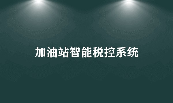 加油站智能税控系统