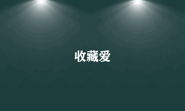 收藏爱