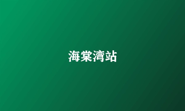 海棠湾站