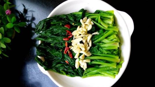 油泼菠菜