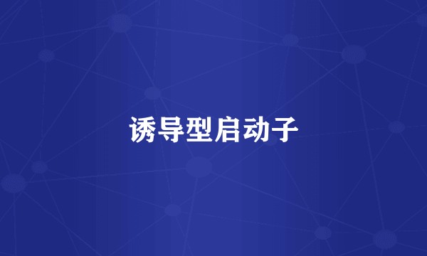 诱导型启动子