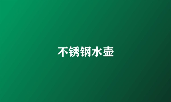 不锈钢水壶