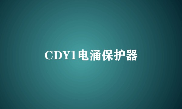 CDY1电涌保护器