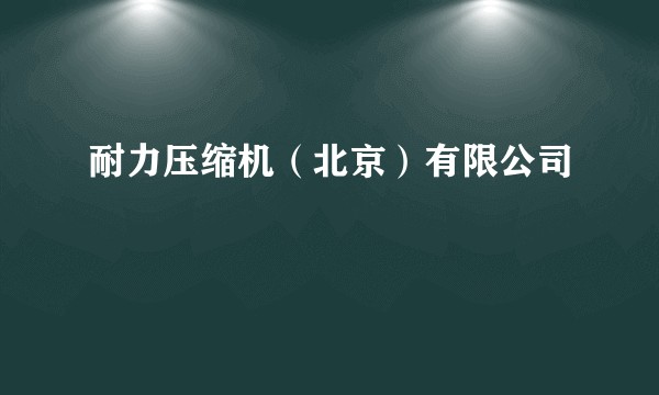 耐力压缩机（北京）有限公司