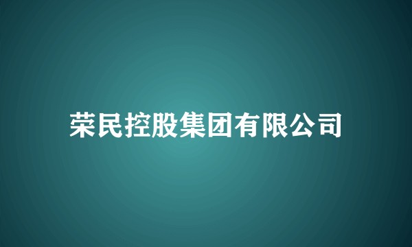 荣民控股集团有限公司
