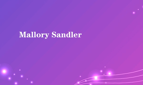 Mallory Sandler