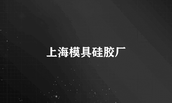 上海模具硅胶厂