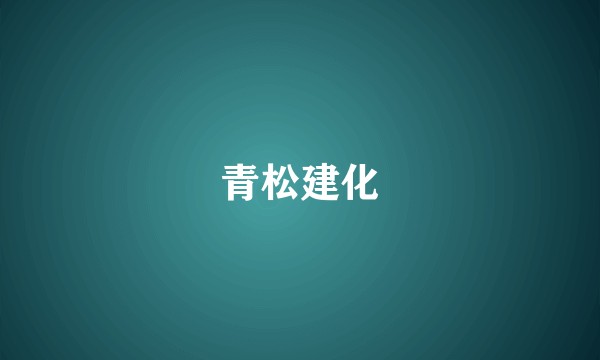 青松建化