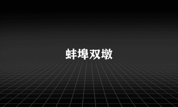 蚌埠双墩