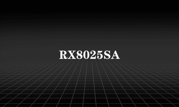 RX8025SA