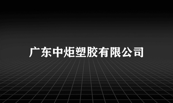 广东中炬塑胶有限公司