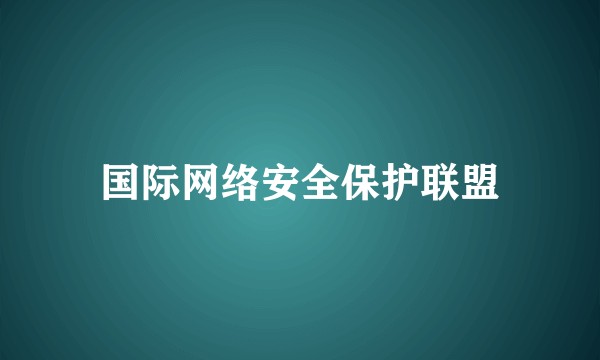 国际网络安全保护联盟