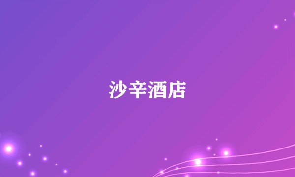 沙辛酒店