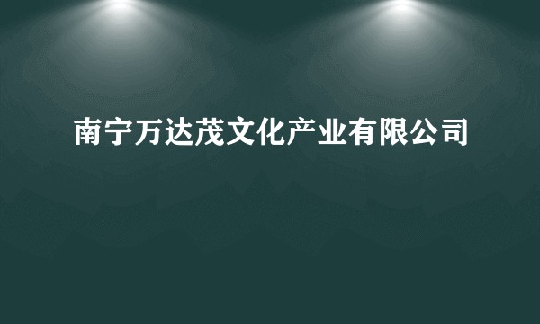 南宁万达茂文化产业有限公司