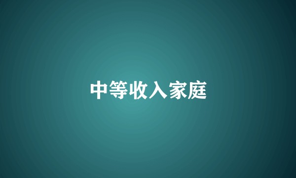 中等收入家庭