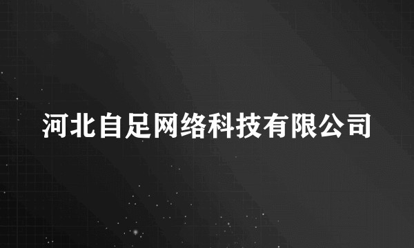 河北自足网络科技有限公司