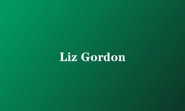 Liz Gordon