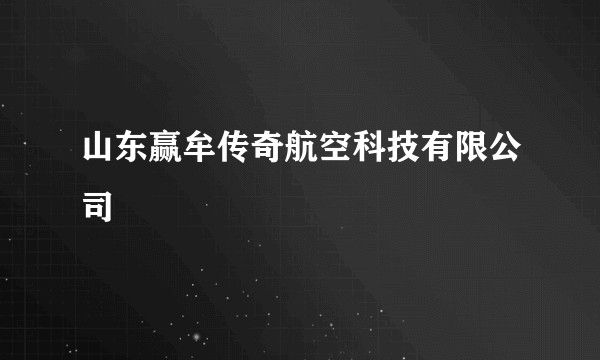 山东赢牟传奇航空科技有限公司