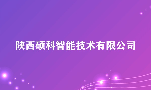 陕西硕科智能技术有限公司