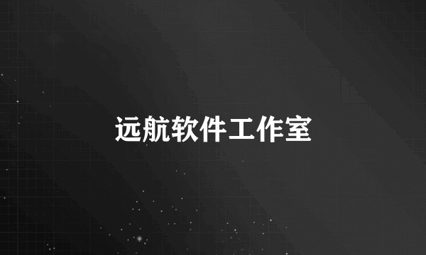 远航软件工作室