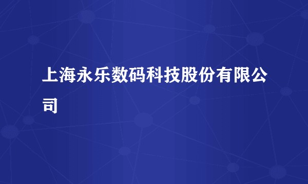 上海永乐数码科技股份有限公司