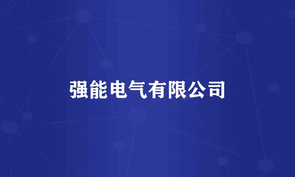 强能电气有限公司