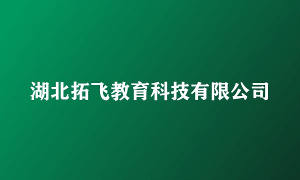 湖北拓飞教育科技有限公司