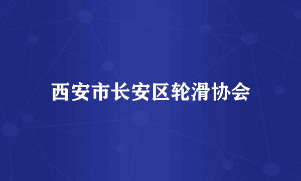 西安市长安区轮滑协会