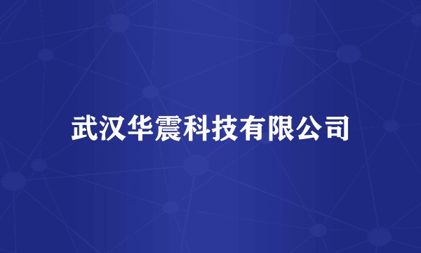 武汉华震科技有限公司